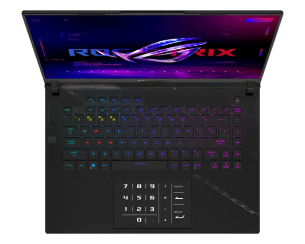 ASUS ROG Strix SCAR 16 G634JYR-NM009X (16 inča QHD+, I9-14900HX, 32GB, SSD 1TB + 1TB, GeForce RTX 4090, Win11 Pro) laptop + ROG BP4701 rana