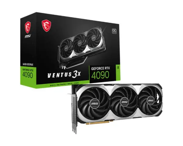 MSI nVidia GeForce RTX 4090 24GB 384bit RTX 4090 VENTUS 3X E 24G OC grafička karta