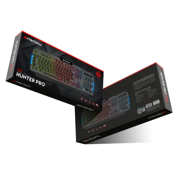Tastatura Gaming Fantech K511 Hunter Pro crna