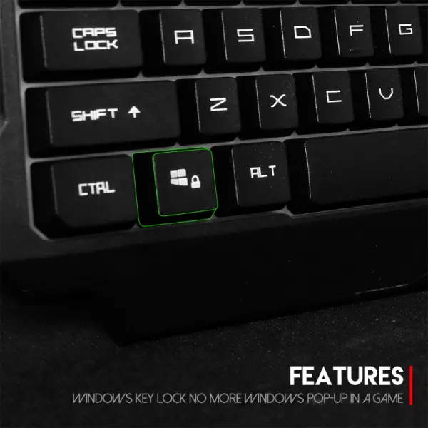 Tastatura Gaming Fantech K511 Hunter Pro crna