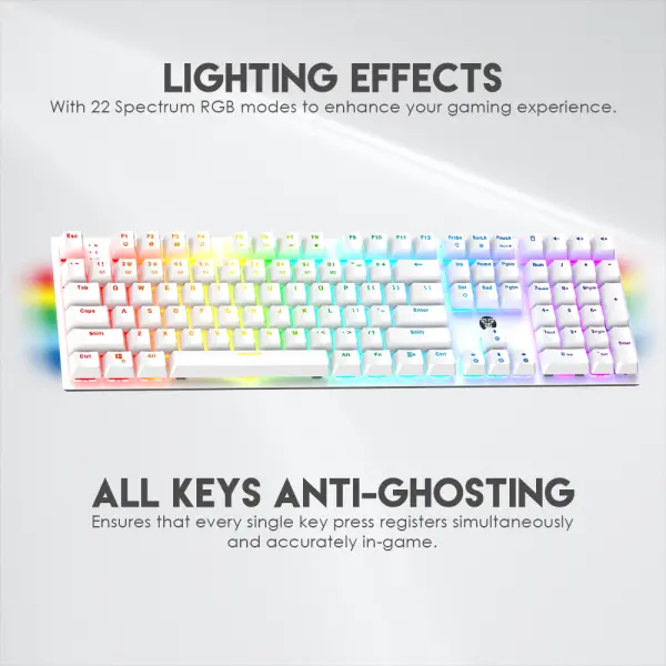 Tastatura Mehanicka Gaming Fantech MK855 RGB Maxfit 108 Space Edition (Blue switch)