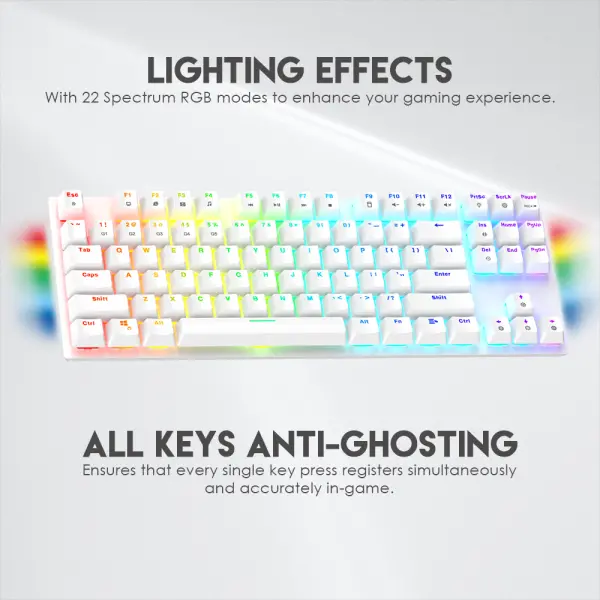 Tastatura Mehanicka Gaming Fantech MK856 RGB Maxfit 87 Space Edition (Blue switch)