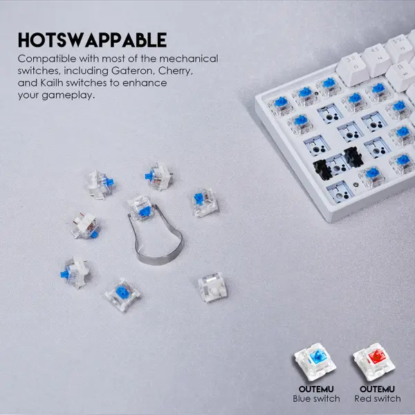 Tastatura Mehanicka Gaming Fantech MK857 RGB Maxfit61 FROST Space Edition (Blue switch)