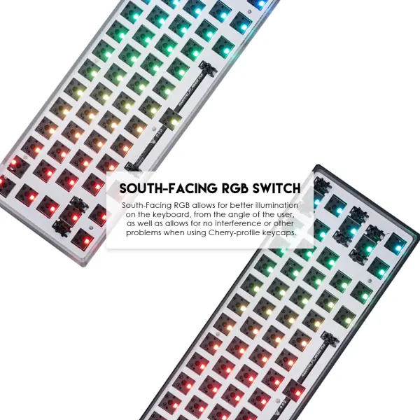 Tastatura Mehanicka Gaming Fantech MK857 RGB Maxfit61 FROST Wireless crna (Red switch)
