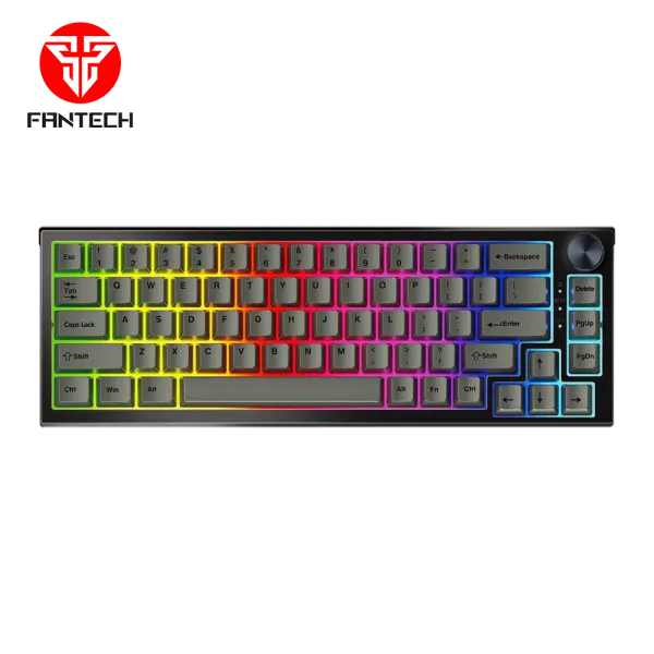 Tastatura Mehanicka Gaming Fantech MK858 RGB Maxfit67 crna (brown switch)