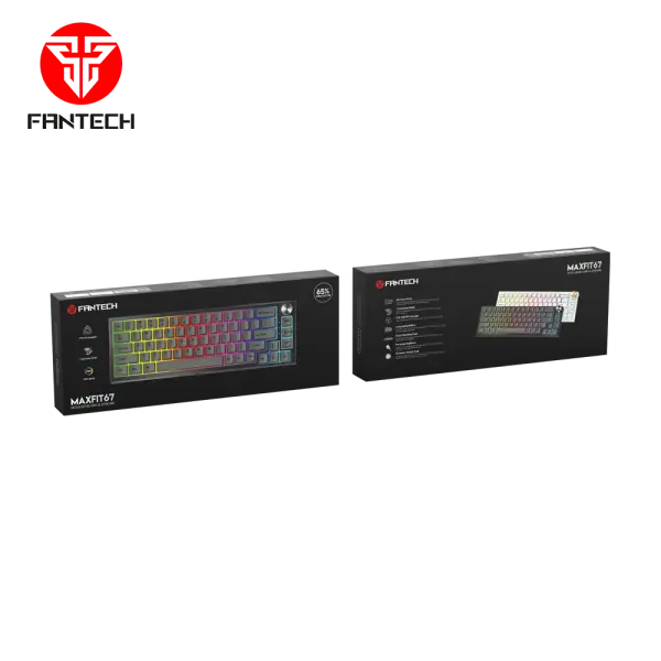 Tastatura Mehanicka Gaming Fantech MK858 RGB Maxfit67 crna (brown switch)