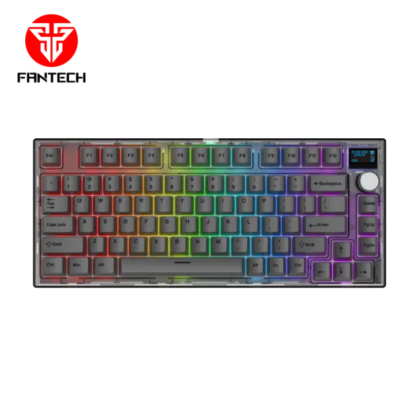 Tastatura Mehanicka Gaming Fantech MK910 RGB PBT Maxfit81 Frost Wireless crna (blue switch)