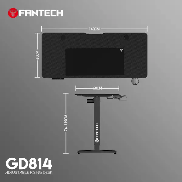 Sto Gaming Fantech GD814 crni