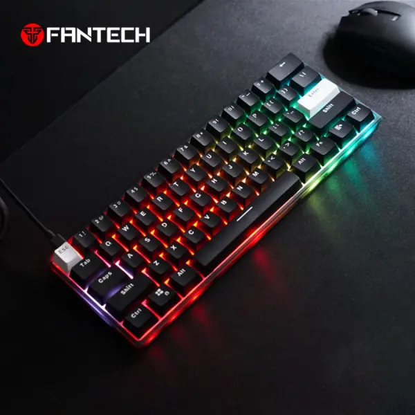 Tastatura Mehanicka Gaming Fantech MK857 RGB Maxfit61 FROST crna (Red switch)
