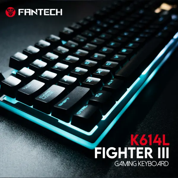Tastatura Gaming Fantech K614L Fighter II crna