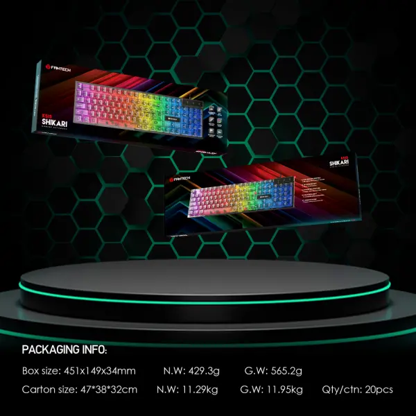 Tastatura Gaming Fantech K515 Shikari crna
