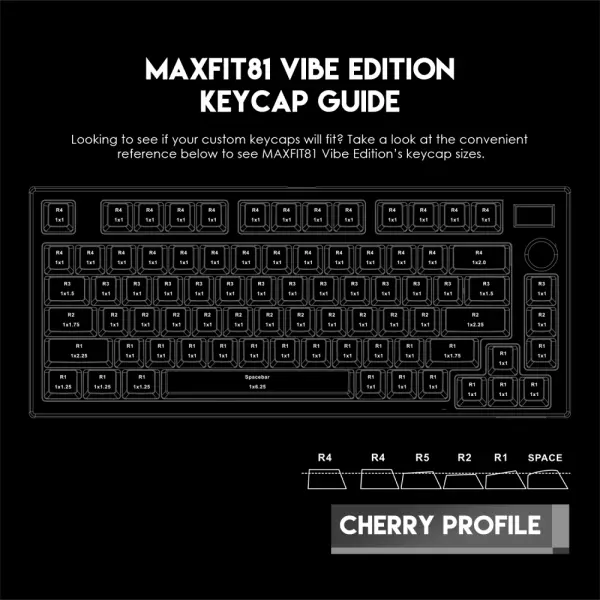 Tastatura Mehanicka Gaming Fantech MK910 RGB Vibe Maxfit 81 Milky Matcha Wireless (Yellow switch)
