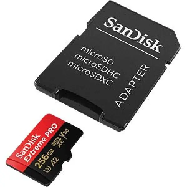 Micro SDXC SanDisk 256GB Extreme Pro, SDSQXCD-256G-GN6MA + adapter