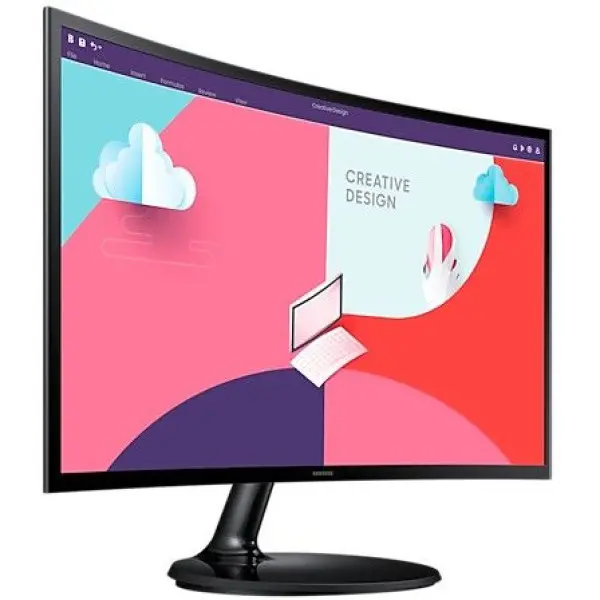 Monitor 24'' Samsung S24C364EAU VA 1920x108075Hz4msVGAHDMIzakrivljeni