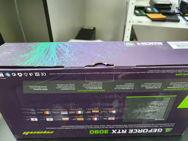 SVGA Manli GeForce RTX 3090 24GB Tripte Fan N61330900M34780 OUTLET