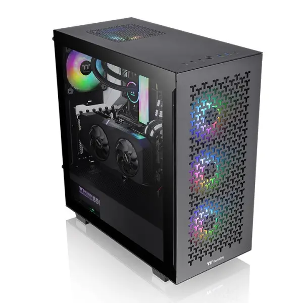 Kućište Thermaltake V350 TG ARGB Air BlackGlass4x FansCA-1S3-00M1WN-03