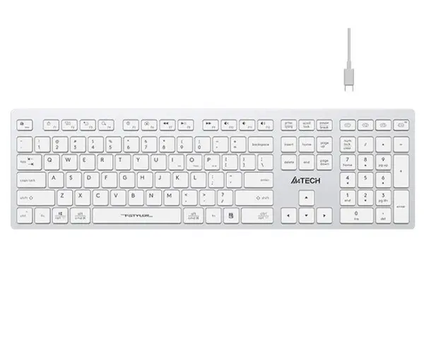 A4 TECH FBX50C FSTYLER Bluetooth & 2.4G Scissor Switch USB tastatura US bela 