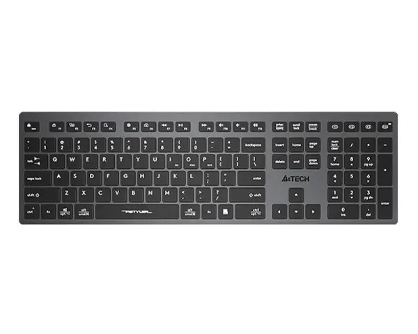 A4 TECH FBX50C FSTYLER Bluetooth & 2.4G Scissor Switch USB tastatura US siva 