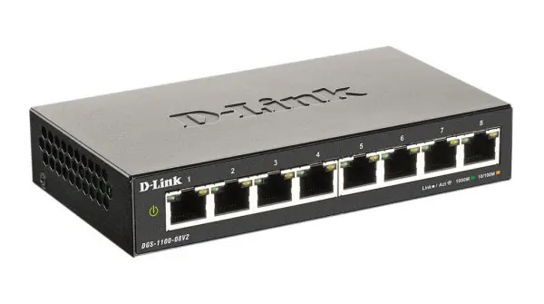 Switch D-Link DGS-1100-08V2E upravljiv