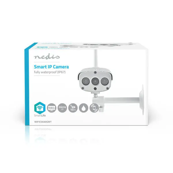 WIFICO030GWT SmartLife Outdoor Camera Wi-Fi Full HD 1080p IP67