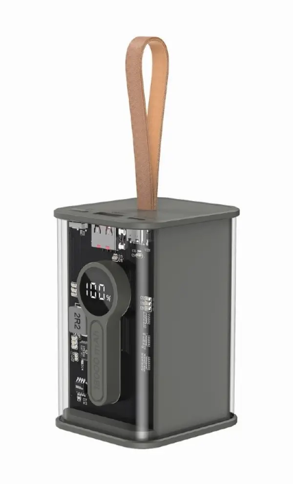 PB18-TQC3-01 Gembird Power bank 18000 mAh, crni