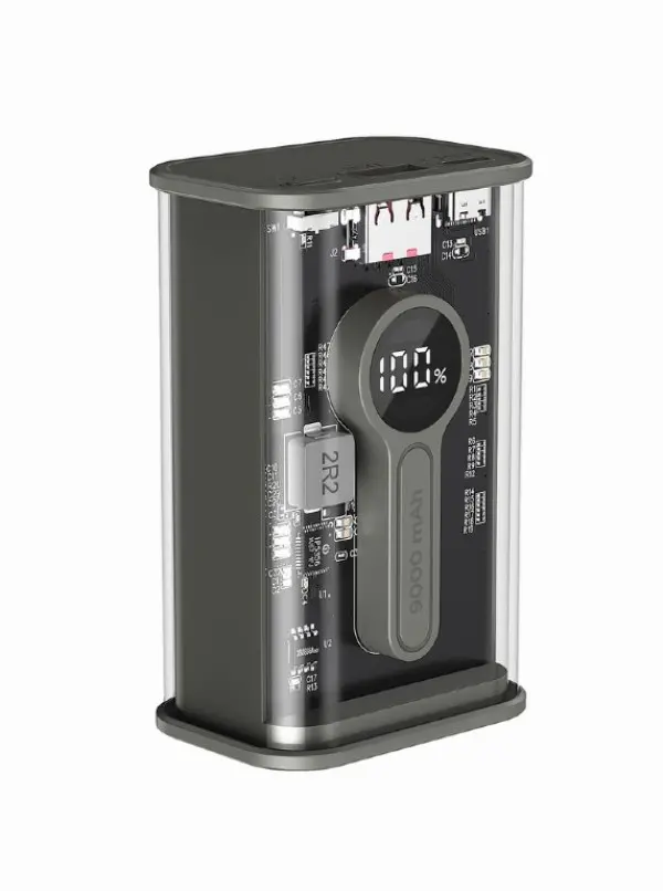PB09-TQC3-01 Gembird power bank 9000 mAh, crni