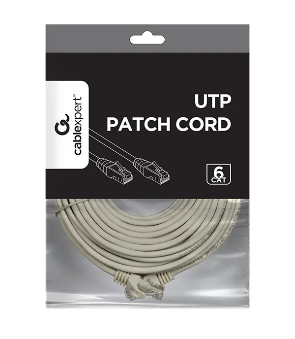 LAN UTP-kabl patch Cablexpert PP6U-15M Cat6 15m
