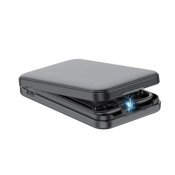 Multifunkcionalni box wireless punjac Budi Magsafe 15W 14 u 1 crni