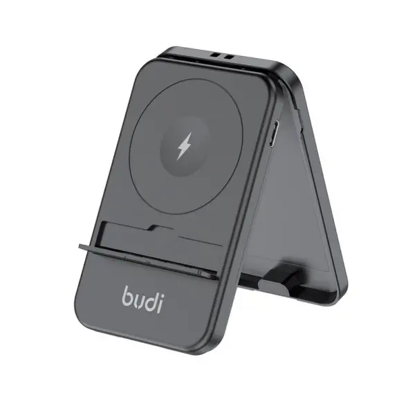 Multifunkcionalni box wireless punjac Budi Magsafe 15W 14 u 1 crni