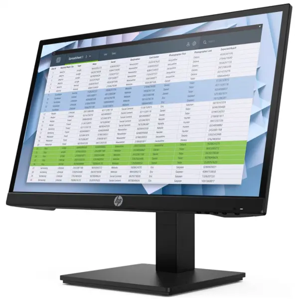 Monitor HP 21.5\'', P22 G4, IPS, 1920x1080 FHD, D-Sub, DP, HDMI crni