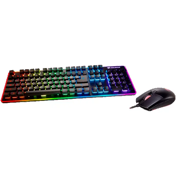 Cougar | Deathfire EX | 37DF2XNMB.0002 | Keyboard + Mouse Bundle| Keyboard: Hybrid  8 color Backlight | Mouse: ADNS-5050  2000 dpi ( CGR-WX