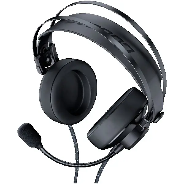 Cougar I VM410 I 3H550P53B.0002 I Headset I 53mm Driver  9.7mm noise cancelling Mic.  Stereo 3.5mm 4-pole and 3-pole PC adapter  Suspended
