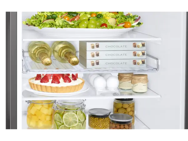 Frižider SAMSUNG RB34C652ESAkombinovaniNoFrostEdispenzer341L(227+114)185,3x59,5x65,8cmsrebrna' ( 'RB34C652ESAEK' )