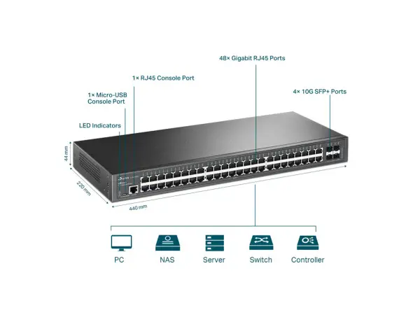 Switch TP-LINK TL-SG3452X' ( 'TL-SG3452X' ) 
