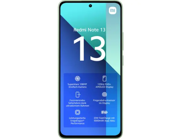 Redmi Note 13 EU 8+256 Mint Green