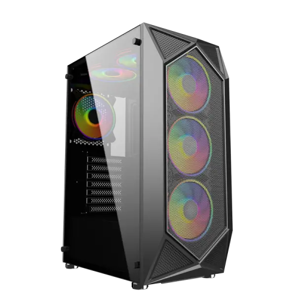 Kuciste Raidmax Hydra windowblack, 4x 120mm RGB800WRH800RGB