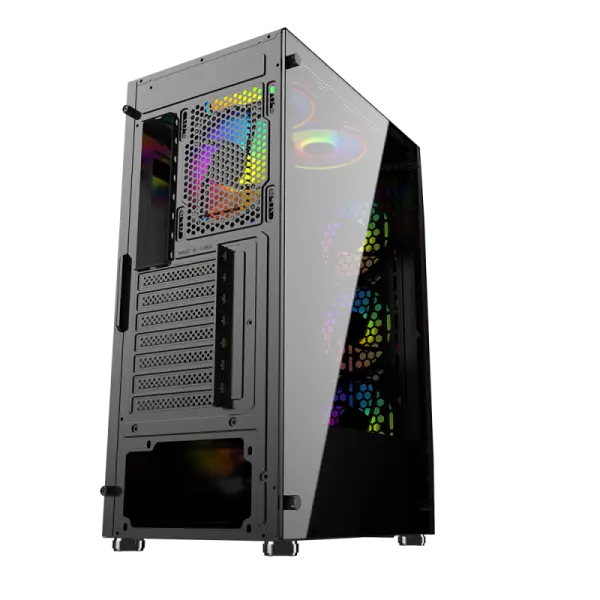 Kuciste Raidmax Hydra windowblack, 4x 120mm RGB800WRH800RGB