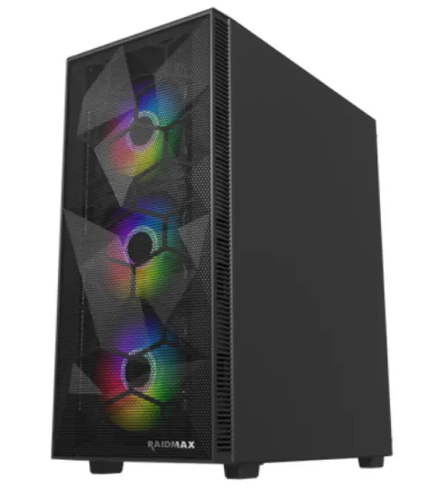 Kuciste Raidmax Talos windowblack, 4x 120mm RGB650WRT650RGB