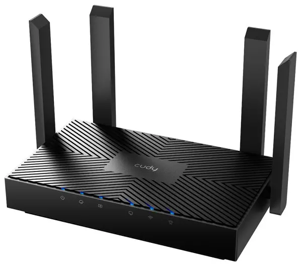 Cudy WR3000 AX3000 Dual Band 2.4+5Ghz Wi-Fi Ruter 1W/4LAN Gbit,4x5dBi 160MHz, Wisp/AP/REP