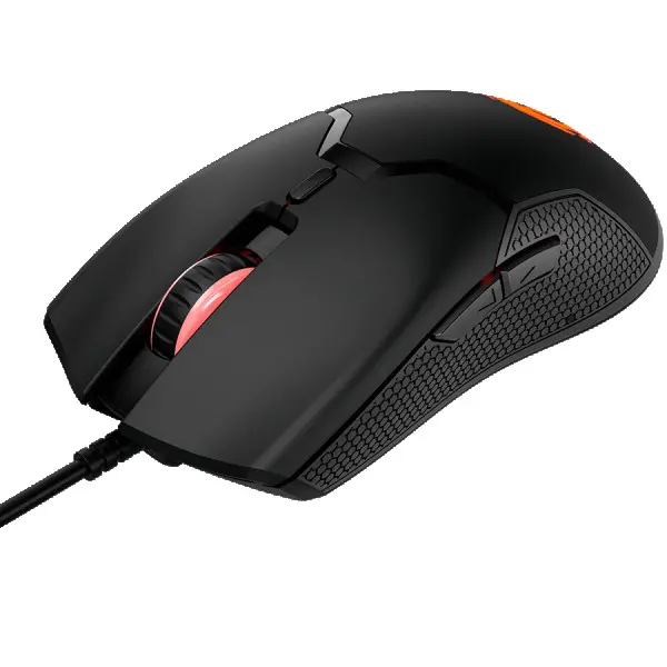 CANYON Carver GM-116,  6keys Gaming wired mouse, A603EP sensor, DPI up to 3600, rubber coating on panel, Huano 1million switch, 1.65M PVC c