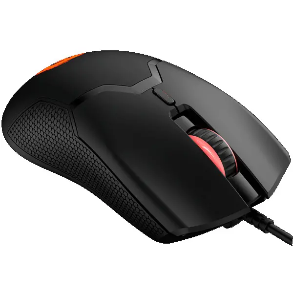 CANYON Carver GM-116,  6keys Gaming wired mouse, A603EP sensor, DPI up to 3600, rubber coating on panel, Huano 1million switch, 1.65M PVC c