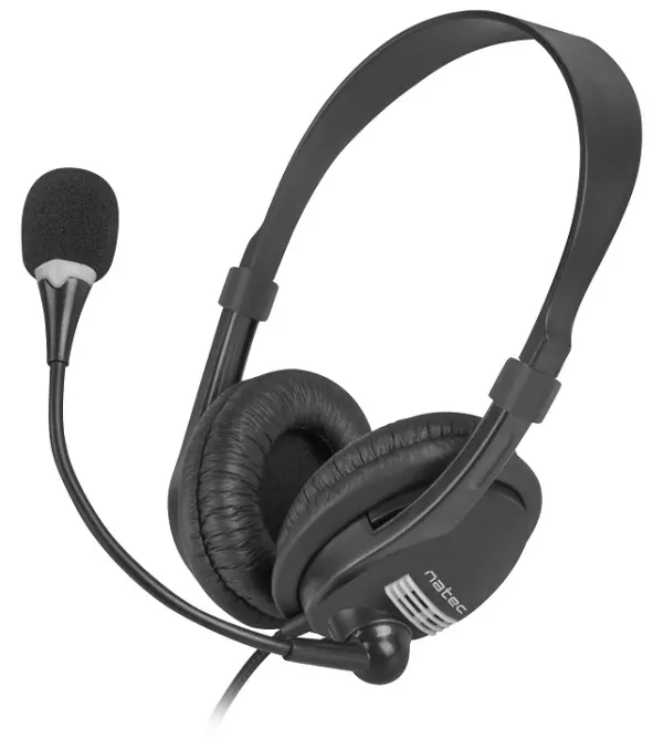 DRONE, Stereo Headset with Volume Control, 3.5mm Stereo, Black ( NSL-0294 ) 
