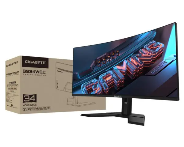 GIGABYTE 34'' GS34WQC Gaming Monitor 