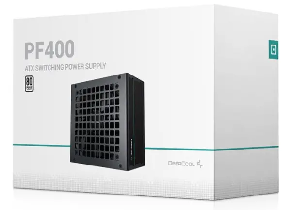 DeepCool PF400 Napajanje 80PLUS 400W 1x 20+4pin, 2x 4pin, 1x PCI-E(6+2)x2, 1x EPS 8pin(4+4), 120mm