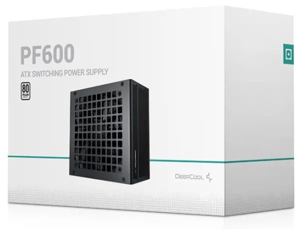 DeepCool PF600 Napajanje 80PLUS 600W 1x 20+4pin, 2x 4pin, 2x PCI-E(6+2)x2, 1x EPS 8pin(4+4), 120mm