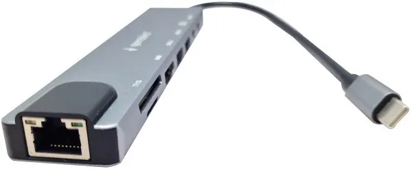 A-CM-COMBO8-05 **Gembird USB HUB Type-C 8-in-1 multi-port adapter USB-C+USB-A+HDMI+PD+card+RJ45 139