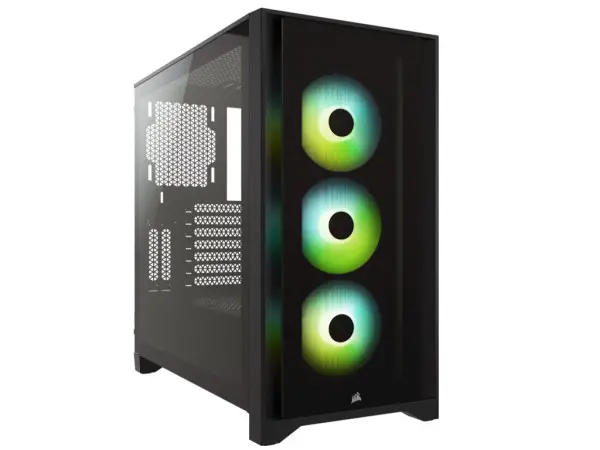 Kućište CORSAIR iCUE 4000X Mid-TowerATXkaljeno staklobez napajanjaRGBcrna' ( 'CC-9011204-WW' ) 