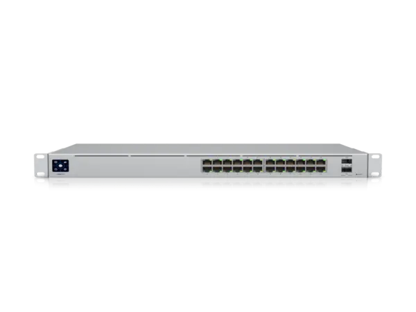 24-port, Layer 3 switch supporting 10G SFP+ connections with fanless cooling' ( 'USW-PRO-24-EU' ) 