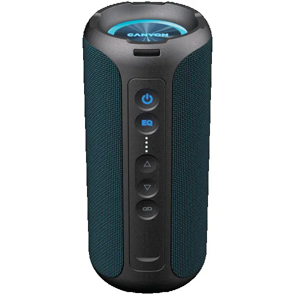 CANYON OnMove 15, Bluetooth speaker,Dark blue, IPX6,2*20W,7.4V 2600mah battery, EQ,TWS,AUX,Hand-free ( CNE-CBTSP15BK ) 