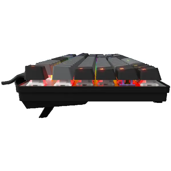 LORGAR Azar 514, Wired mechanical gaming keyboard, RGB backlight, 1680000 colour variations, 18 modes, keys number: 104, 50M clicks, linear